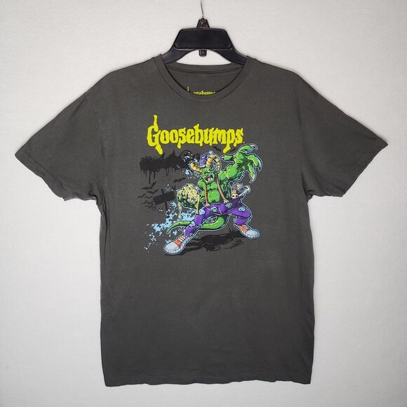 Goosebumps  Horror T-Shirt One day at Horrorland Geek Fuel Exclusive Mens Large - Picture 1 of 4
